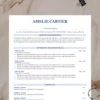 MODÈLE DE CV SIMPLE & EFFICACE - BLEU (7)